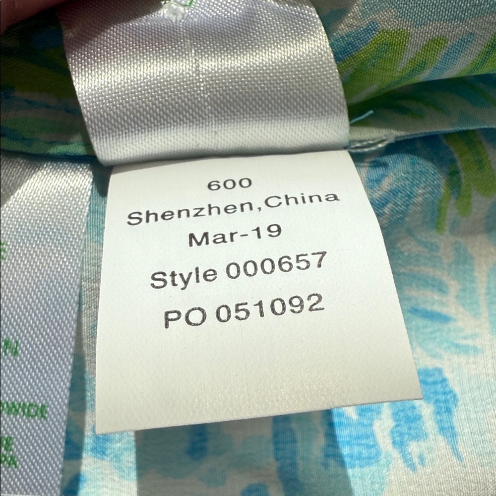 Lilly Pulitzer Pastel Floral Sheer Top - Picture 8 of 11